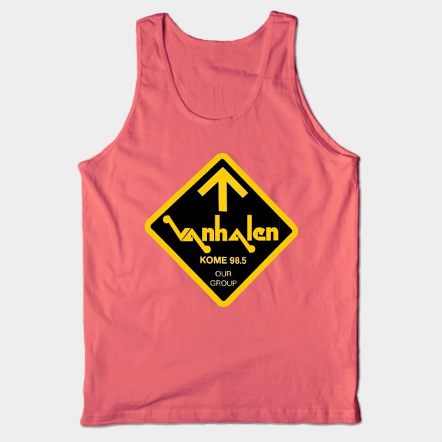 KOME 98.5 Loves VH! Tank Top by RetroZest